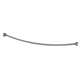 Minimalist 72" Adjustable Curved Fixed Shower Curtain Rod