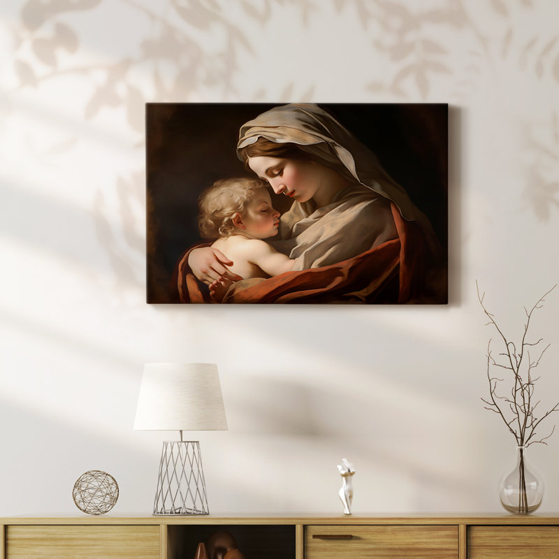 Religion Lxxix - Toile tendue avec châssis de qualité supérieure - Prêt à être accroché, H 12 po x l 18 po