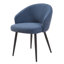 48cm H Polyester Upholstered Metal Low Back Armchair-2118021979