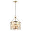 Luminaire suspendu tambour 2 lumières Vertina