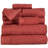 Airyonna 10-Pc Bath Towel Set - Luxurious 100% Cotton Ribbed Pile Absorbent Bathroom Set Towels-1396978888