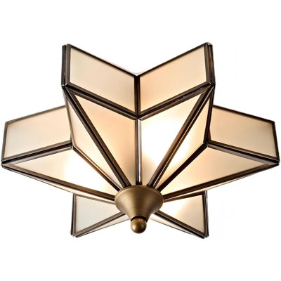 Flat-Top Star Pendant Light