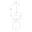 Luminaire suspendu géométrique 1 lumière Langford-88045096-88045093