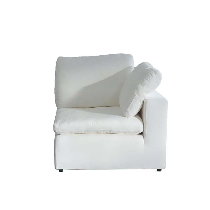 Sectional Sofa Couch,upholstered sectional,modular sectional, White Linen