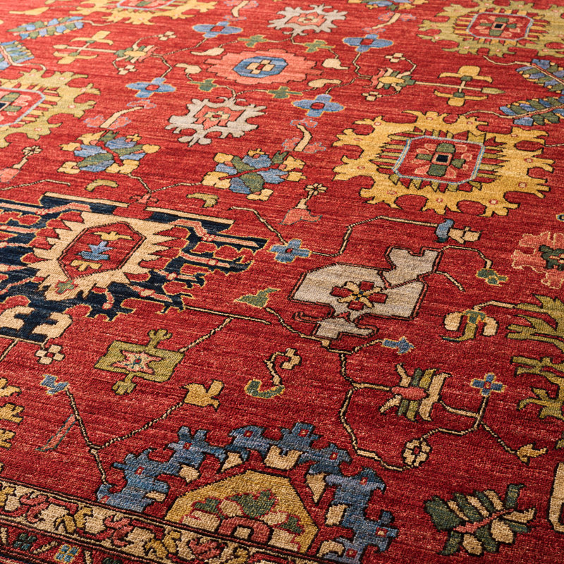 Ralph Lauren Barouche Wool Oriental Rug, Rectangle 9' x 12'