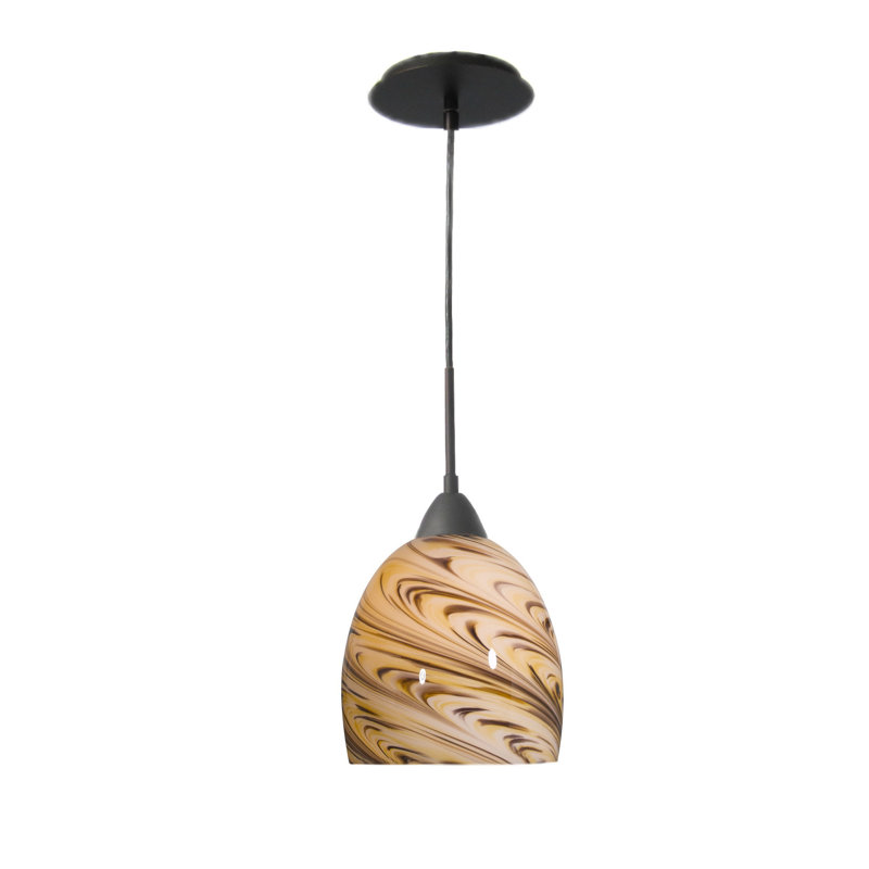 Luminaire suspendu conique 1 lumière Kellaman, Bronze