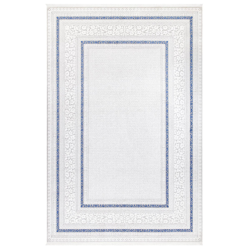 Jarma Tencel Geometric Indoor Rug, Rectangle 6'7" x 9'7"