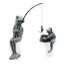 Fishing Frog Mama & Baby Garden Statue