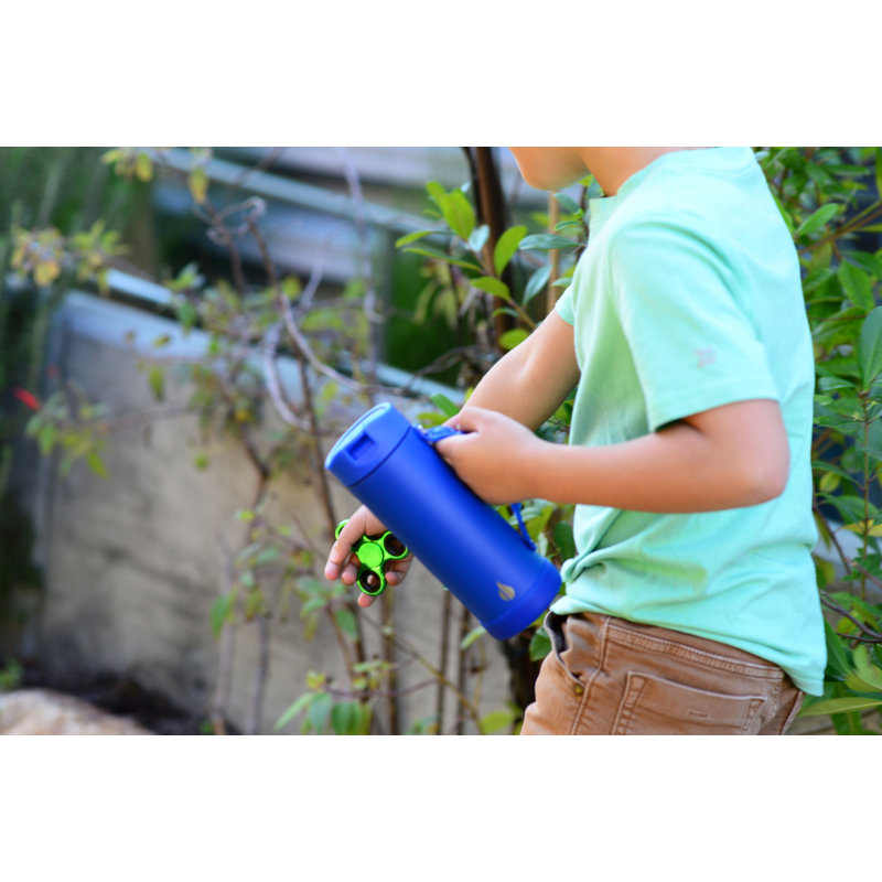 Elemental 14oz. Double Wall Insulated Stainless Steel Water Bottle, Royal Blue