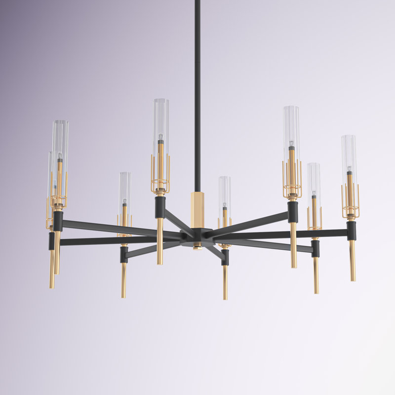 Kyla 8 - Light Dimmable Sputnik Sphere Chandelier