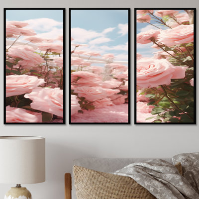 Duxbury - Ensemble d'impressions murales roses