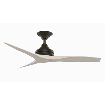 Spitfire 48 inch Indoor/Outdoor Ceiling Fan - Dark Bronze with White Washed Blades