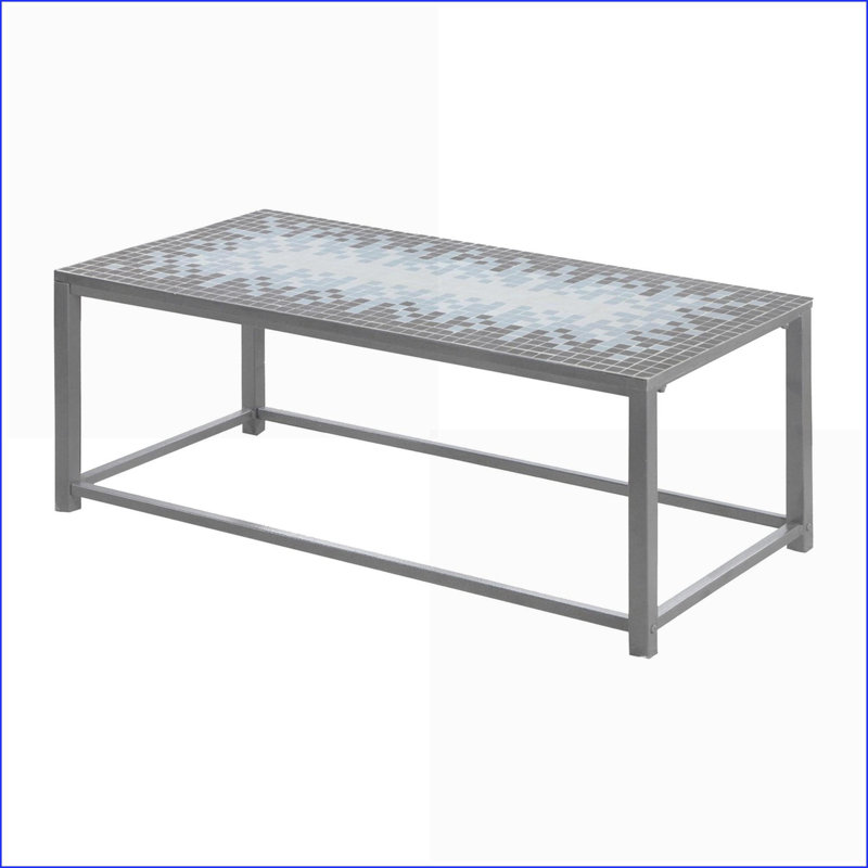 Table d'appoint rectangulaire 42 po multi-usage Blue Tile