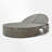 Chonie 78.7'' Wide Oval Wicker Patio Daybed with Cushions-998841968