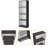 4-Shelf Bookcase In Matt Gray And White - Maximizes Storage, Blends Classic Modern Designs, Decorates Home Space Shelf With 4 Levels Ample Modern, Enhances