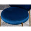 Ensemble de salle à manger contemporain 5 pièces - table ronde blanche et 4 chaises, rembourrage en velours, surface attrayante et fabrication en bois d'hévéa, siège confortable, élégant