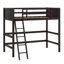 Lit mezzanine en bois avec échelle-1035091649