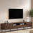 Fiodor Mid Century  TV Stand With 2 Drawers, 2 Cabinets And Elegant Lines Design