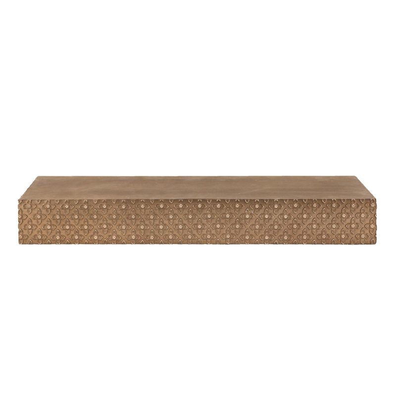 Tablette murale flottante Bucholz, H 3 po x l 24,25 po x P 8,25 po, Naturel