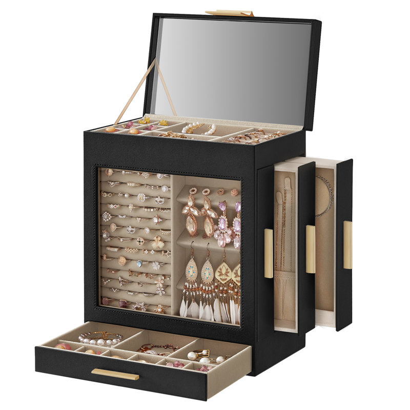 Berthille Jewellery Box +, Black