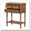 Console étroite, canapé mince avec trois tiroirs de rangement et tablette inférieure pour le salon, assemblage facile-2094617188