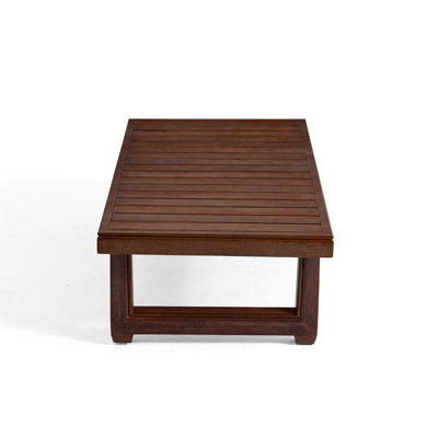 Table basse d'extérieur rectangulaire