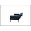 Canapé réglable en polyfibre avec pieds en bois massif pour le salon, canapé moelleux et durable pour une assise confortable