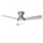 44" Flush Mount Outdoor/Indoor Smart Ceiling Fan with Remote Control, Works With Google Assistant, Amazon Alexa and IOS/Android Mobile APP-48461476-48461475