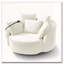 Fauteuil demi-tonneau pivotant à 360 °-12808519