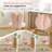 Adjustable Bow Teddy Fabric Bunny Ear Swivel Accent Chair Office Chair For Home Office Vanity-1705689737