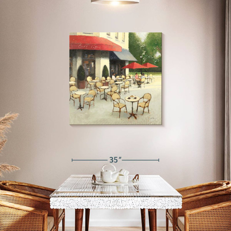 Nicci Delightful Cafe Du Matin, 36" H x 36" W