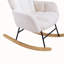 Rubber Wood Rocking Chair