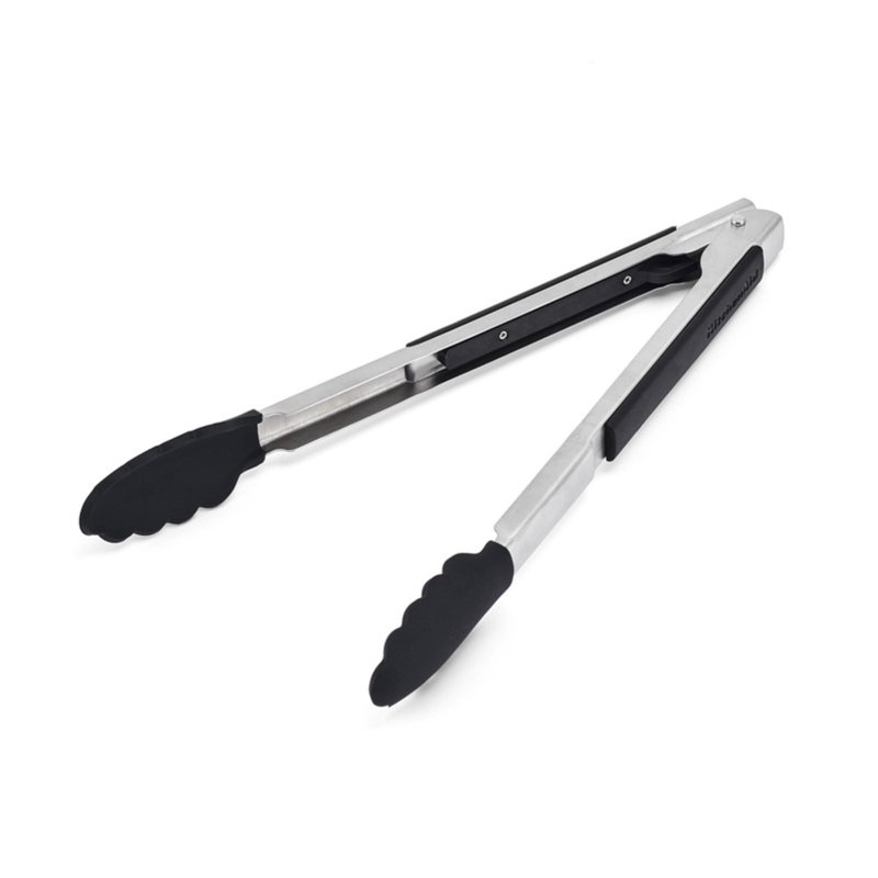 KitchenAid® Silicone Side Lock Tongs, Black