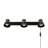 22 Inch 3-Light Matte White Plug-In Track Lighting with Pivoting Track Heads-101942537