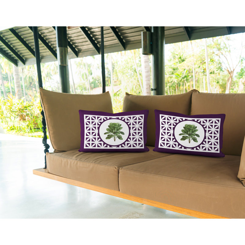  Coussin intérieur / extérieur Lumbar, Mauve