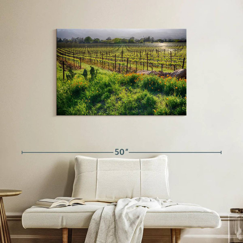 Alvord Sunrise In The Vineyard, H 26 po x l 39 po