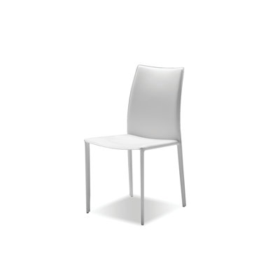 Chaise d'appoint en cuir Zak