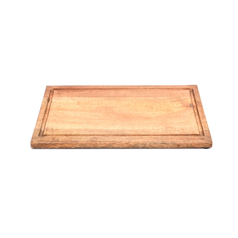 Grooved Wooden Cutting Board