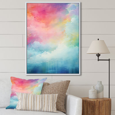 Watercolor Northern Lights III sur impression sur toile