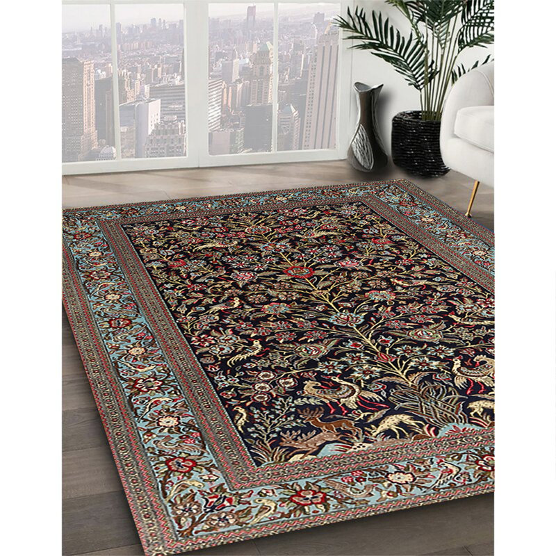 Ceyana Floral Indoor Rug, Round 6'