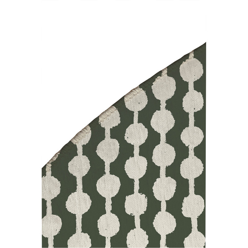 Tapis d'extérieur antidérapant à pois, Rond 5 pi