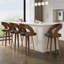 Tabouret de comptoir pivotant 26 po Modern-959790179