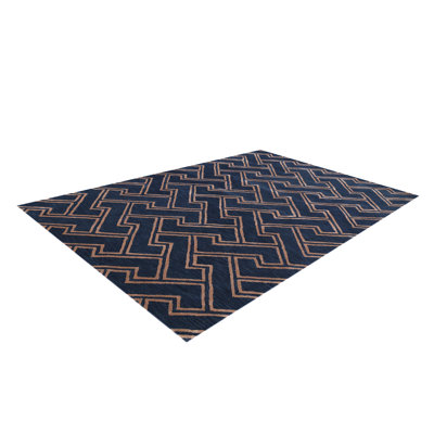 Stapple Geometric Hand Woven Area Rug
