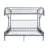 Alycea Futon Bunk Bed with Built-in Ladders-780040286-780040287