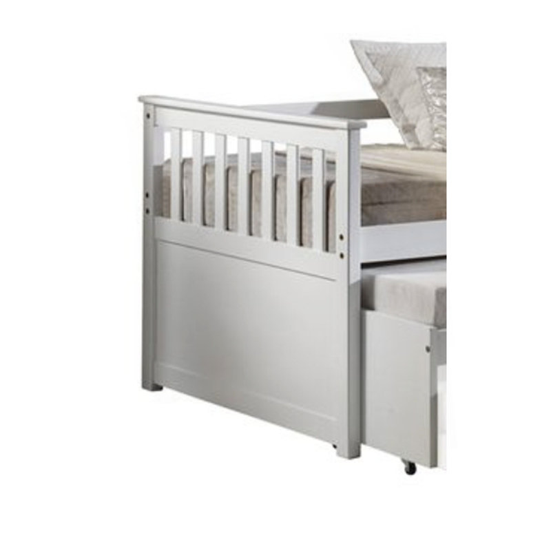 Cominia White Finish Daybed (Trundle Not Included, Twin Bed Only, No Storage)