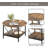 Krystaline 31.5" Coffee Table, 2-Tier Open Storage, Round Coffee Table-1336551738