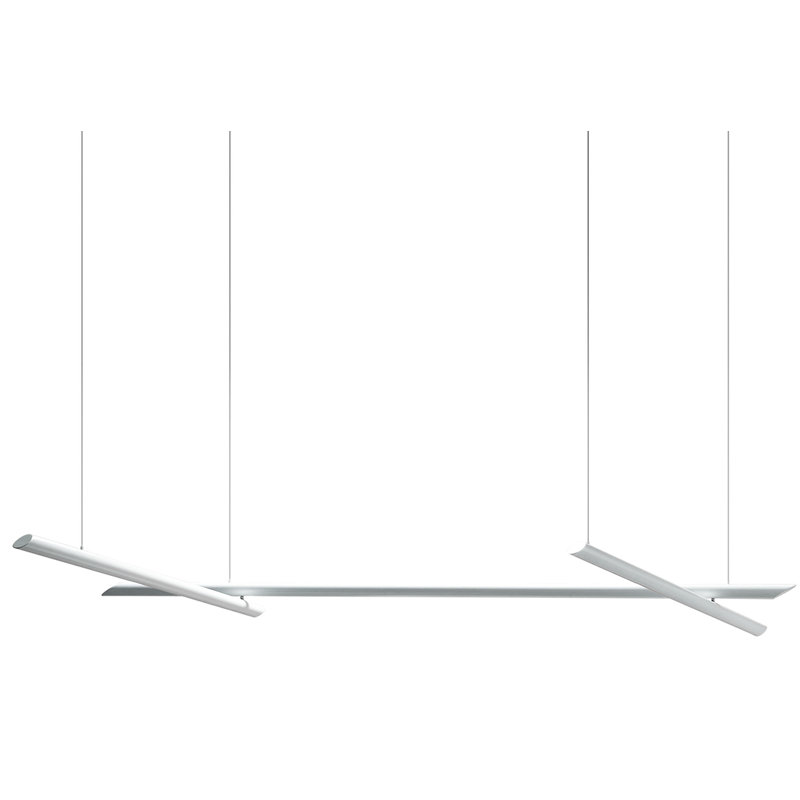 Luminaire suspendu géométrique 3 lumières pour îlot de cuisine Bourassa