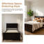 Lit plateforme simple avec lit gigogne simple-1125584157