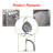 Multi-Functional Hanging Egg Chair With Adjustable Headrest , Indoor And Outdoor Use-2025572780-2025572779