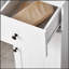 Armoire de rangement compacte blanche avec beaucoup d'espace et une conception durable pour une organisation efficace